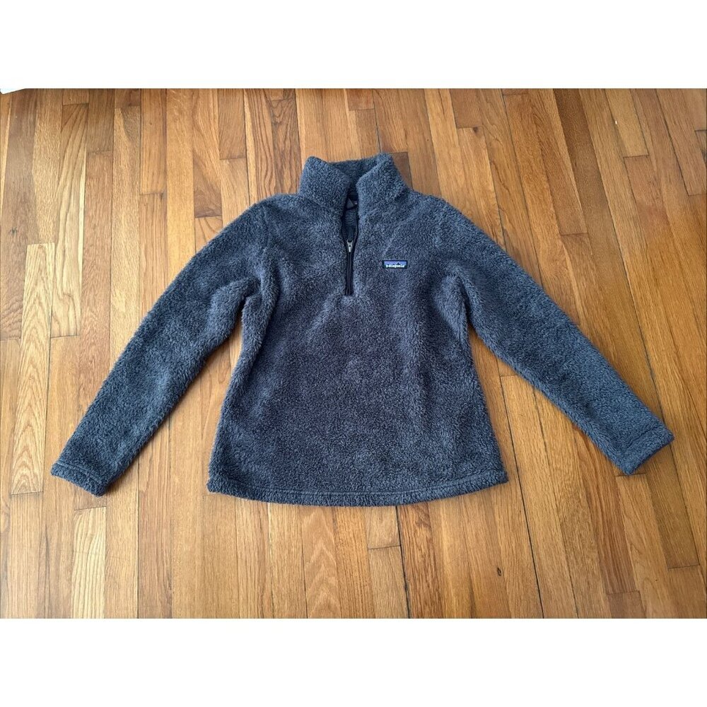 Patagonia Sherpa 1/4 Zip Sweater Pullover Women's Blue Size M
